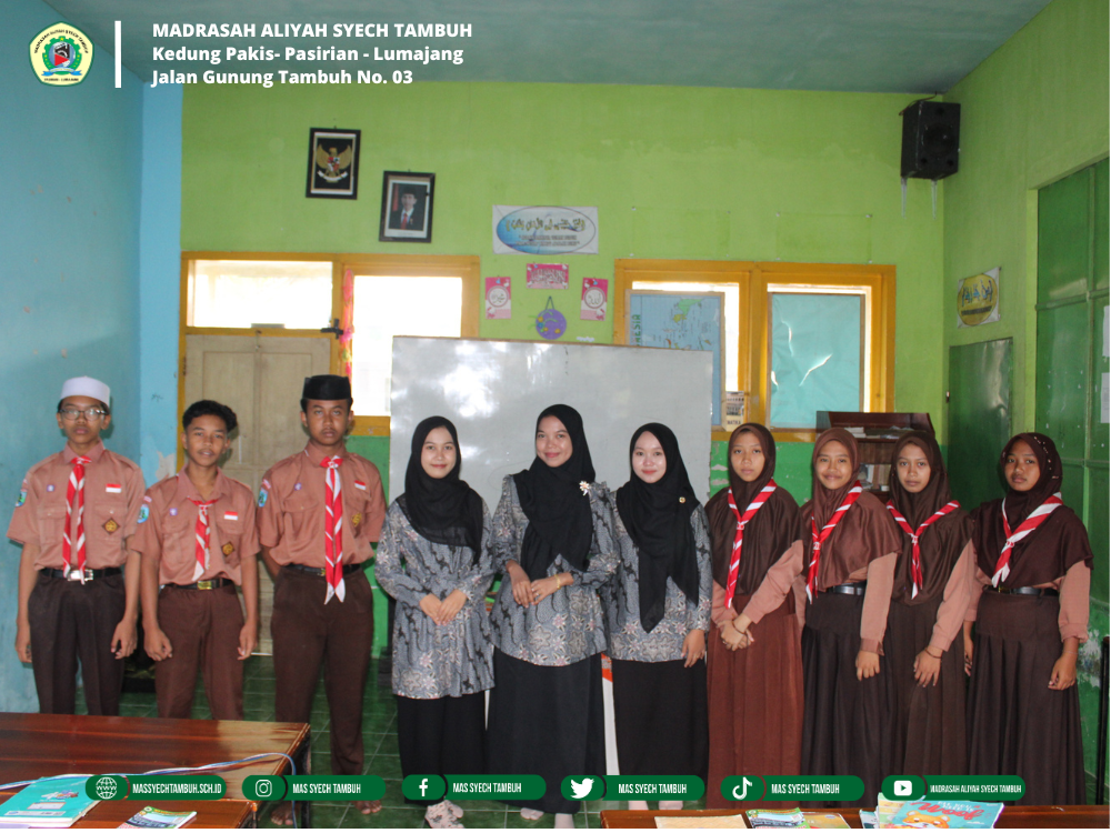 Sosialisasi PPDB Ke MTs. Al-Ma'arif Pasirian Tahun Pelajaran 2025/2026