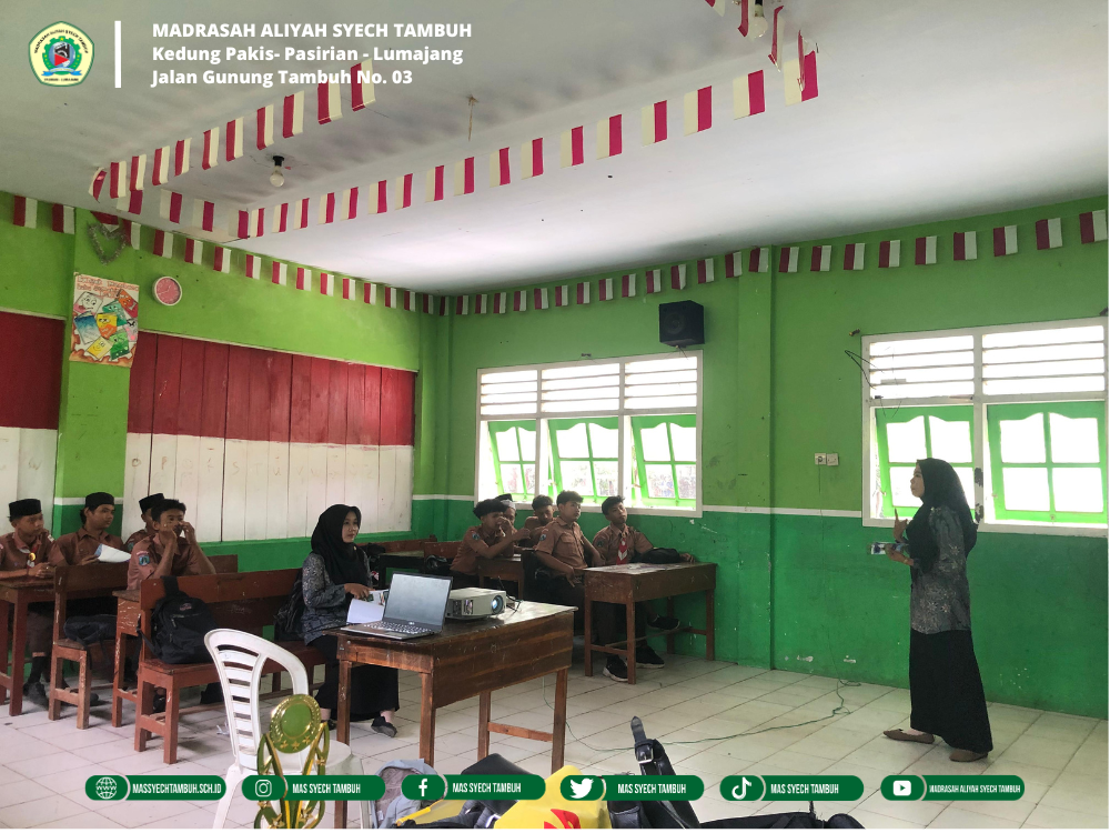 Sosialisasi PPDB Ke MTs. Nurul Islam Selok Awar-awar Tahun Pelajaran 2025/2026