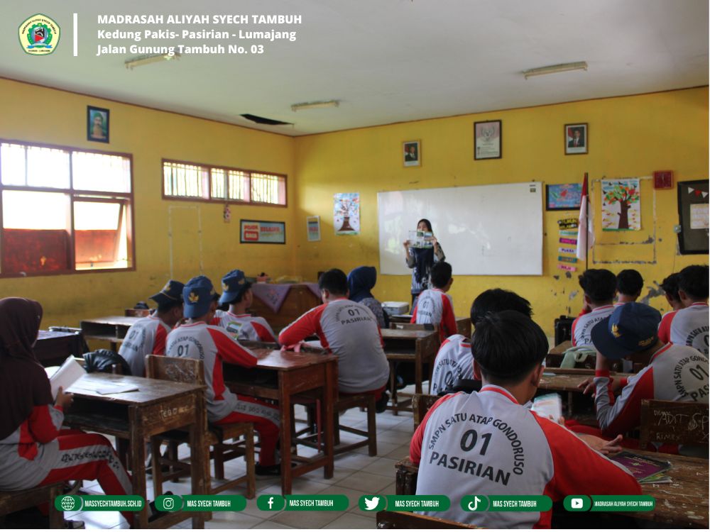 Madrasah Aliyah Syech Tambu Gelar Sosialisasi untuk Peserta Didik Baru Tahun Ajaran 2025/2026 Di SMPN Satu Atap Gondoruso