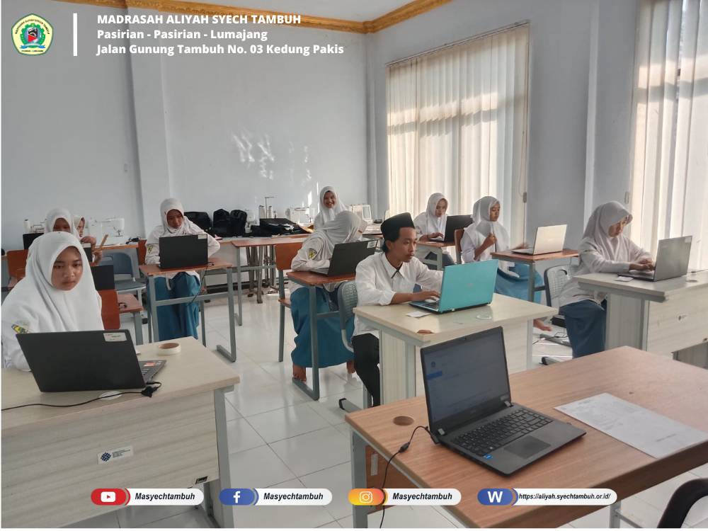 Madrasah Aliyah Syech Sukses Gelar ANBK Tahun 2025