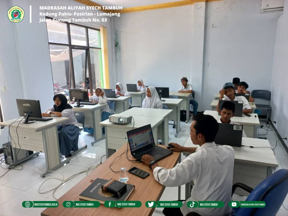 MA Syech Tambuh Kembangkan Skill Multimedia Melalui Pelatihan Editing CorelDRAW