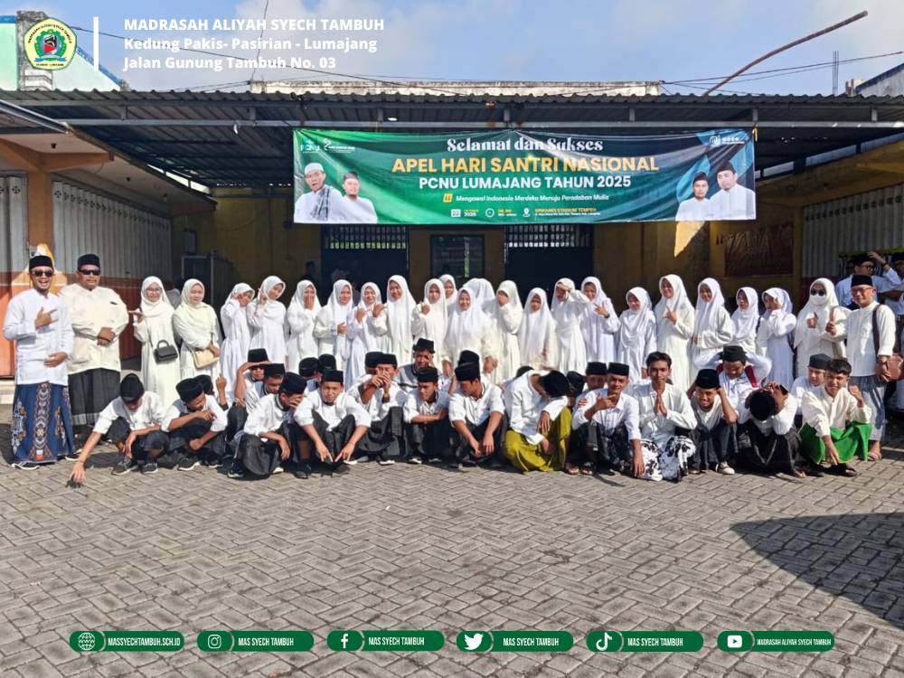 MA Syech Tambuh Ikuti Apel Hari Santri Nasional 2025 Se-Kabupaten Lumajang