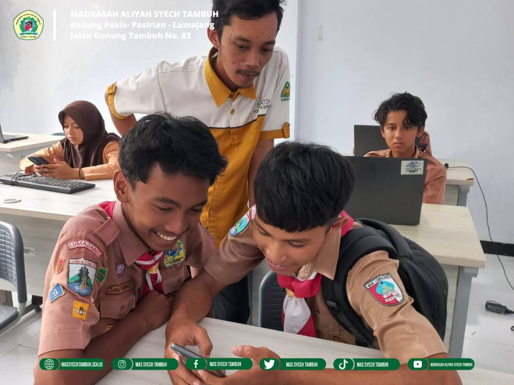Pengembangan Skill Multimedia di Madrasah Aliyah Syech Tambuh