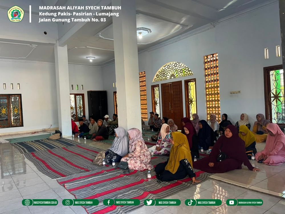 MAS SYECH TAMBUH GELAR PENGAMBILAN RAPOR SEMESTER GENAP TAHUN PELAJARAN 2025/2026 DI ISLAMIC CENTER AL-MISRY