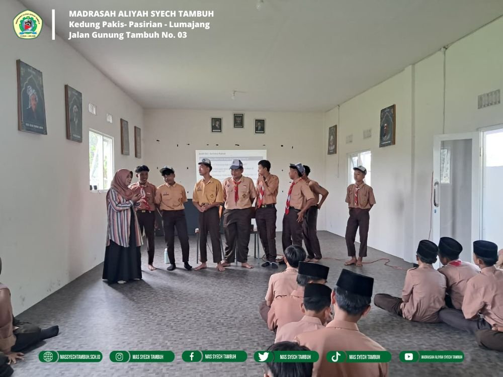 Hari Kedua MATAMUDA MAS Syech Tambuh, Tanamkan Budaya Madrasah Sehat serta Perkuat Wawasan Kebangsaan