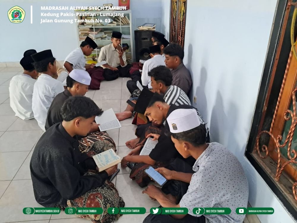 Gerakan Santri Lumajang di MAS Syech Tambuh, Kamis Menjadi Hari untuk Al-Qur’an dan Kirim Doa